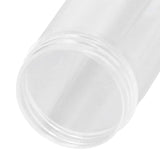 Round Clear Coin Tube Plastic Coin Storage Tubes with Cushion Sponge for 25mm / 0.98in Coins Collection