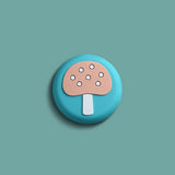 Cartoon Door Handle Stopper Bumpers Buffer Wall Protectors Doorknob Crash Pad Self Adhesive Design for HomeMushroom Pattern