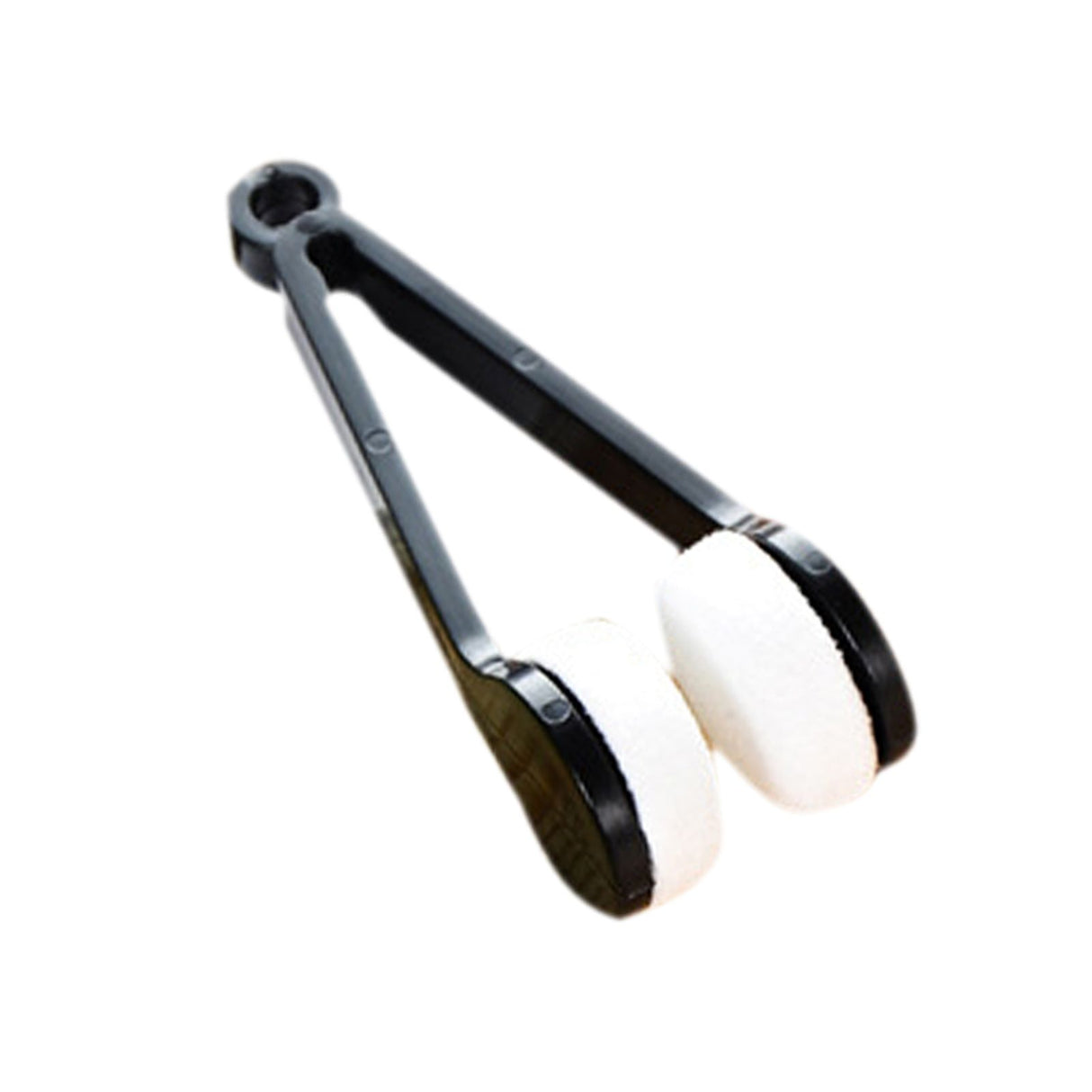Portable Eyeglass Cleaner Brush Soft Sun Glasses Cleaning Clip Eyeglasses Cleaning Tool for OutdoorBlack