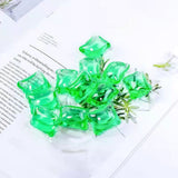 100PCS Laundry Gel Beads Long Lasting Fragrance Bathroom Gel Beads Washing Clothes Gel Beads for Household