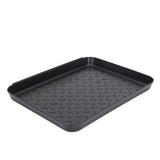 Shoe Tray Durable Plastic Space Saving 3 Interlocking Design Wide Application Stable Boot Tray for Home Office Hotel - Extra Image