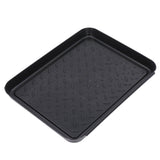 Shoe Tray Durable Plastic Space Saving 3 Interlocking Design Wide Application Stable Boot Tray for Home Office Hotel