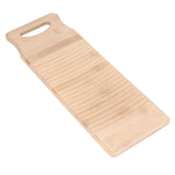 Bamboo Washboard Wooden Color Approx 19.7in Long Thickened Natural Bamboo Wear Resistant Sturdy Durable Wash Board - Extra Image