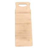 Bamboo Washboard Wooden Color Approx 19.7in Long Thickened Natural Bamboo Wear Resistant Sturdy Durable Wash Board - Extra Image