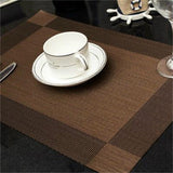 45x30cm Placemat Nonslip Heat Insulation Washable Quick Dry Mat for Kitchen Dining Table - Top-Down View
