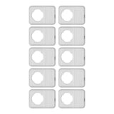 10PCS Coin Holder Transparent Design Wear Resistant Environmental Coin Protective Box for Coin Collection - Front View
