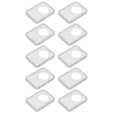 10PCS Coin Holder Transparent Design Wear Resistant Environmental Coin Protective Box for Coin Collection - Rear View