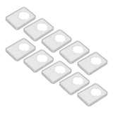 10PCS Coin Holder Transparent Design Wear Resistant Environmental Coin Protective Box for Coin Collection