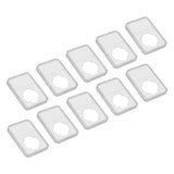10PCS Coin Holder Transparent Design Wear Resistant Environmental Coin Protective Box for Coin Collection
