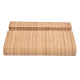 Portable Phone Stand Mobile Phone Support Holder Bamboo Desktop Tablet Stand for Bedroom - Front View
