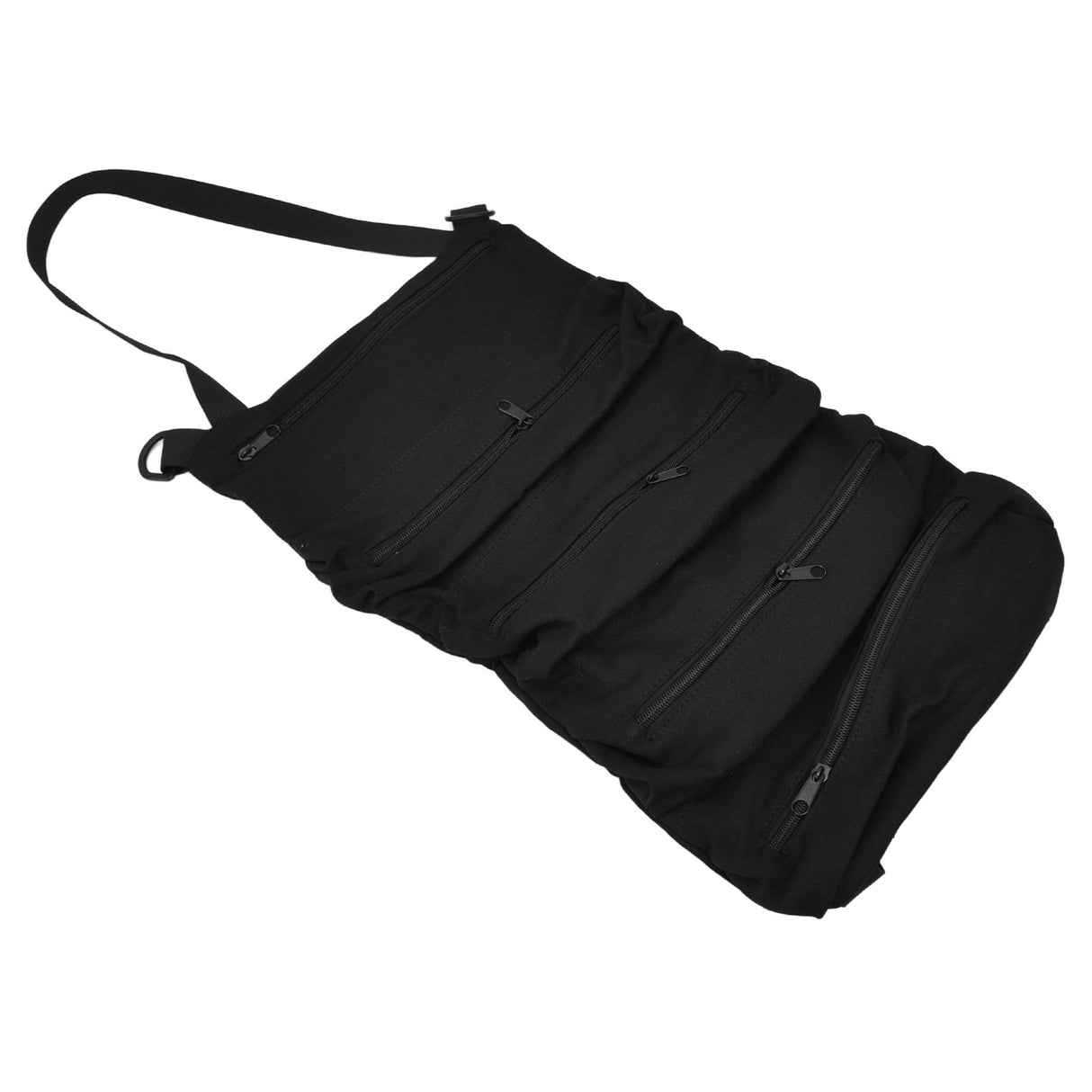 Tool Roll Up Bag Durable Oxford Fabric Wide Application Easy Storage Secure Closure Easily Accessable Roll Up Tool Bag