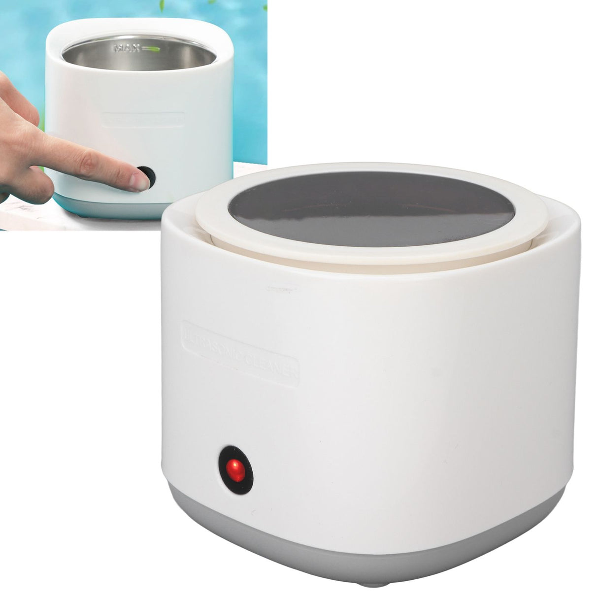 Ultrasonic Cleaning Machine Retainer Denture Glasses Quick Cleaner for Daily MaintenanceAU Plug 110‑220V
