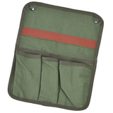 Camping Chair Armrest Storage Bag Large Capacity Multiple Pockets Portable Chair Hanging Storage Bag for Outdoor BeachMilitary Green