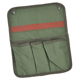 Camping Chair Armrest Storage Bag Large Capacity Multiple Pockets Portable Chair Hanging Storage Bag for Outdoor BeachMilitary Green
