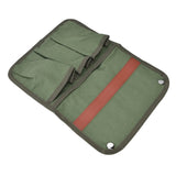 Camping Chair Armrest Storage Bag Large Capacity Multiple Pockets Portable Chair Hanging Storage Bag for Outdoor BeachMilitary Green