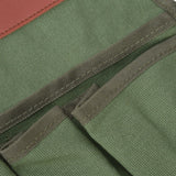 Camping Chair Armrest Storage Bag Large Capacity Multiple Pockets Portable Chair Hanging Storage Bag for Outdoor BeachMilitary Green