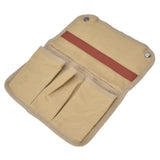 Camping Chair Armrest Storage Bag Large Capacity Multiple Pockets Portable Chair Hanging Storage Bag for Outdoor BeachKhaki