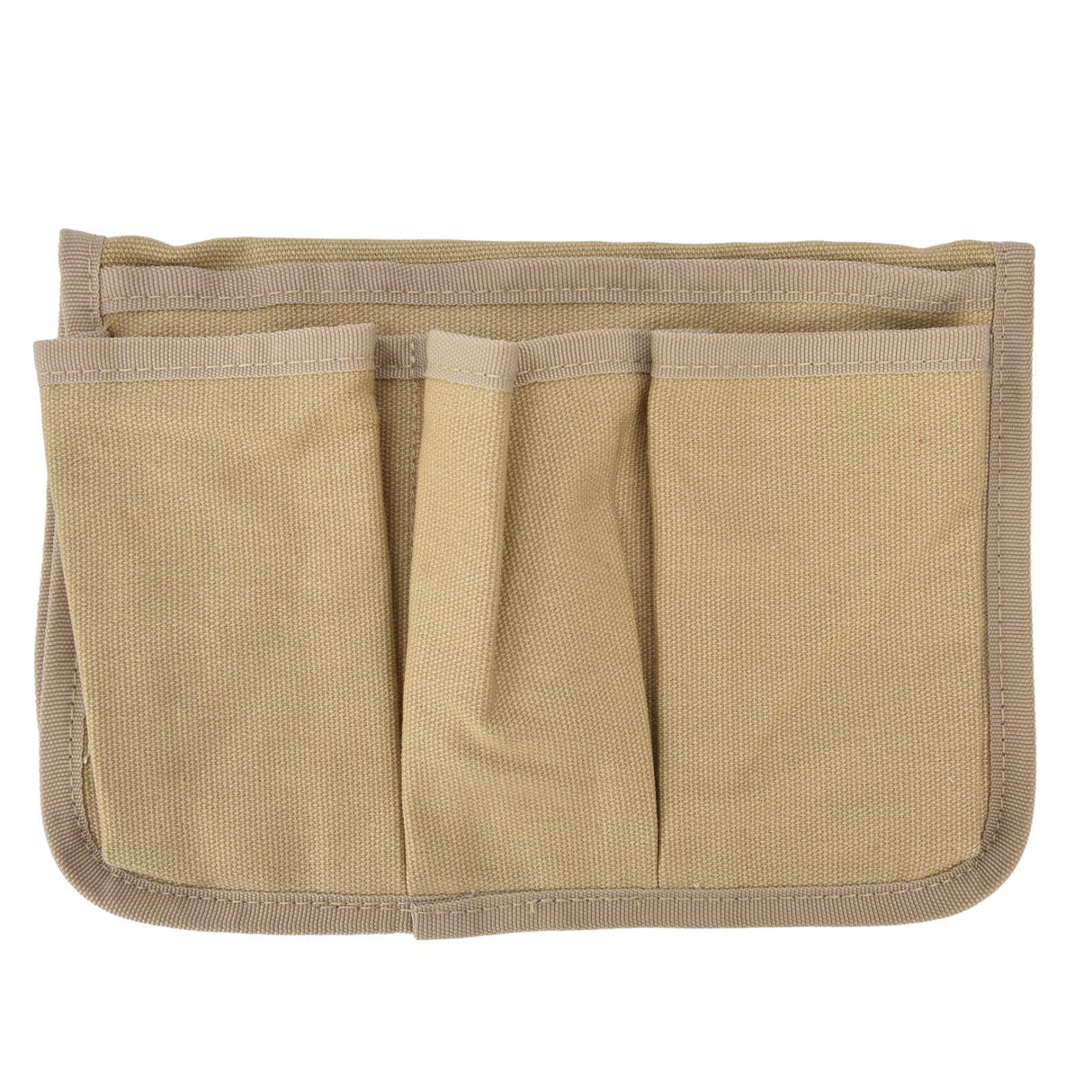 Camping Chair Armrest Storage Bag Large Capacity Multiple Pockets Portable Chair Hanging Storage Bag for Outdoor BeachKhaki