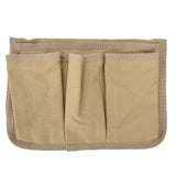 Camping Chair Armrest Storage Bag Large Capacity Multiple Pockets Portable Chair Hanging Storage Bag for Outdoor BeachKhaki