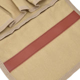Camping Chair Armrest Storage Bag Large Capacity Multiple Pockets Portable Chair Hanging Storage Bag for Outdoor BeachKhaki - Extra Image