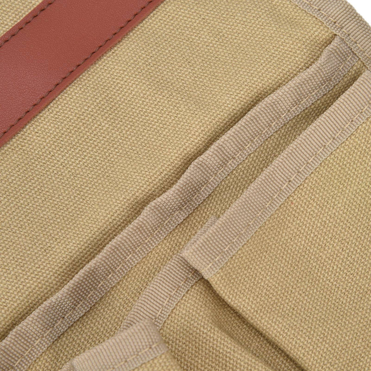 Camping Chair Armrest Storage Bag Large Capacity Multiple Pockets Portable Chair Hanging Storage Bag for Outdoor BeachKhaki