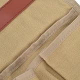 Camping Chair Armrest Storage Bag Large Capacity Multiple Pockets Portable Chair Hanging Storage Bag for Outdoor BeachKhaki