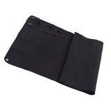 Shooting Mat Oxford Cloth Pad Waterproof Folding Thickened for Outdoor Sports TrainingBlack - Rear View