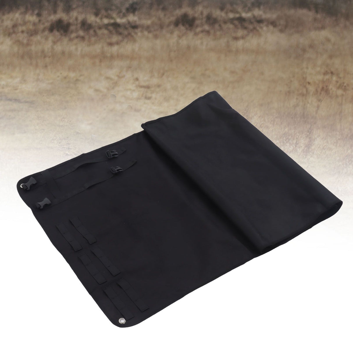 Shooting Mat Oxford Cloth Pad Waterproof Folding Thickened for Outdoor Sports TrainingBlack