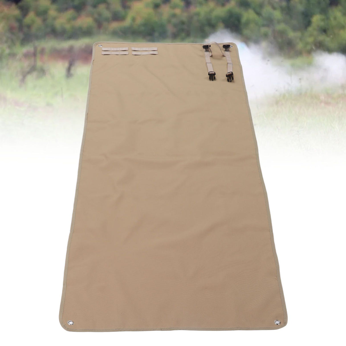 Shooting Mat Oxford Cloth Pad Waterproof Folding Thickened for Outdoor Sports TrainingKhaki
