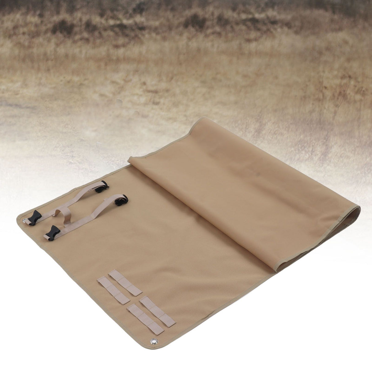Shooting Mat Oxford Cloth Pad Waterproof Folding Thickened for Outdoor Sports TrainingKhaki