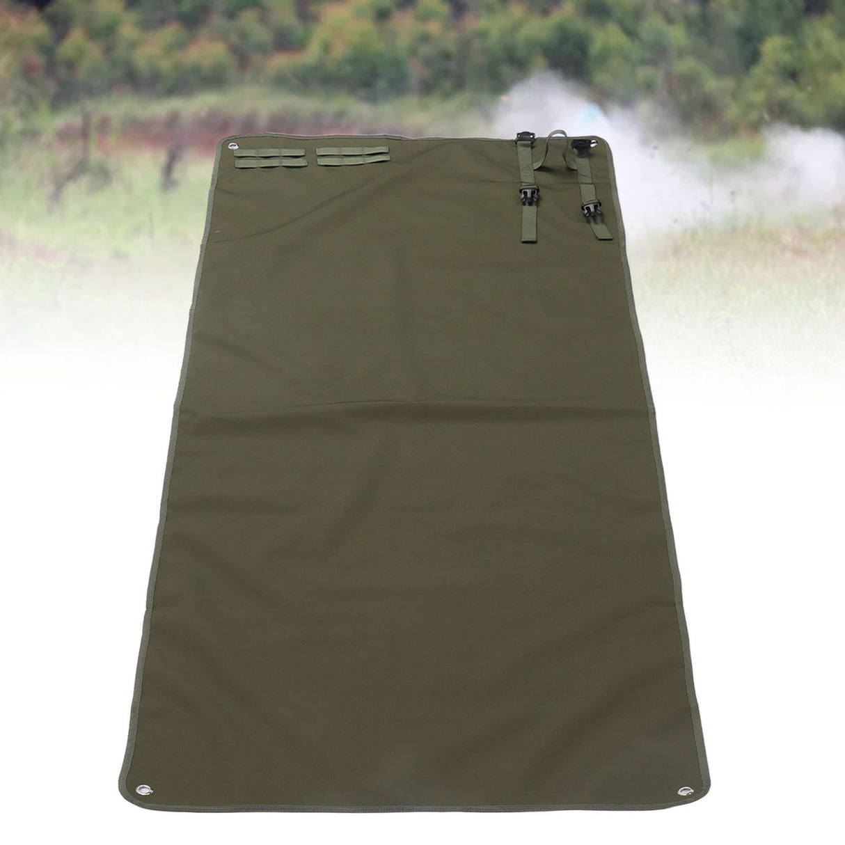 Shooting Mat Oxford Cloth Pad Waterproof Folding Thickened for Outdoor Sports TrainingMilitary Green