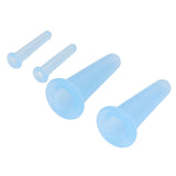 4PCS Cupping Device Silicone Vacuum Suction Massage Cup Health Care Cupping for Household - Top-Down View