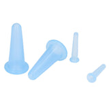 4PCS Cupping Device Silicone Vacuum Suction Massage Cup Health Care Cupping for Household