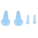 4PCS Cupping Device Silicone Vacuum Suction Massage Cup Health Care Cupping for Household