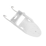 Electric Iron Holder Heat Resistant 2 in 1 Wall Mounted Iron Board Rack with Hook for Home BathroomWhite