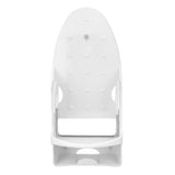 Electric Iron Holder Heat Resistant 2 in 1 Wall Mounted Iron Board Rack with Hook for Home BathroomWhite - Close-Up Angle