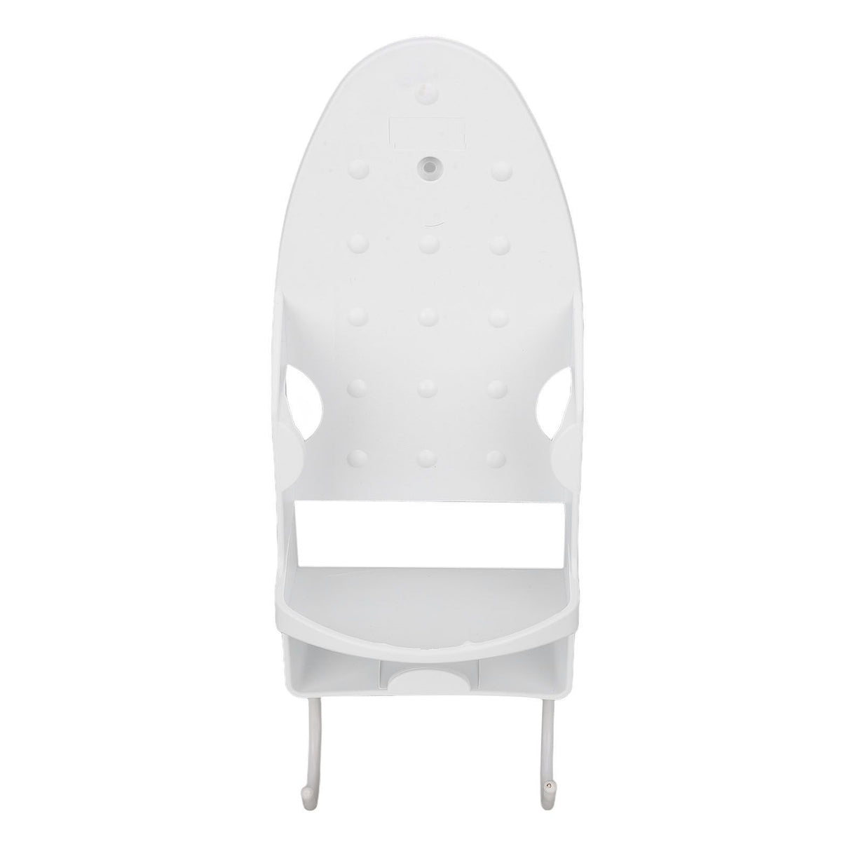 Electric Iron Holder Heat Resistant 2 in 1 Wall Mounted Iron Board Rack with Hook for Home BathroomWhite