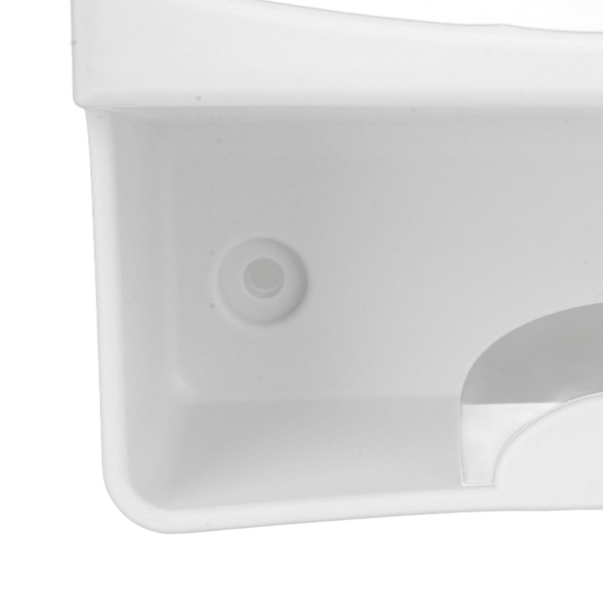 Electric Iron Holder Heat Resistant 2 in 1 Wall Mounted Iron Board Rack with Hook for Home BathroomWhite