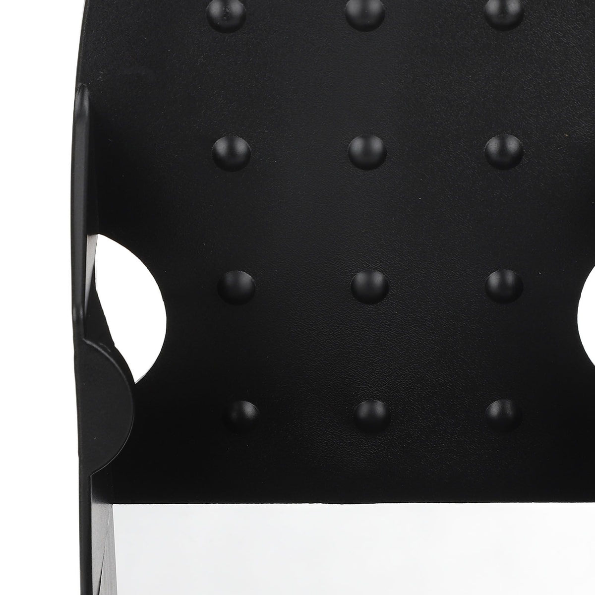 Electric Iron Holder Heat Resistant 2 in 1 Wall Mounted Iron Board Rack with Hook for Home BathroomBlack
