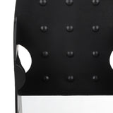 Electric Iron Holder Heat Resistant 2 in 1 Wall Mounted Iron Board Rack with Hook for Home BathroomBlack - Extra Image