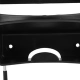 Electric Iron Holder Heat Resistant 2 in 1 Wall Mounted Iron Board Rack with Hook for Home BathroomBlack - Extra Image