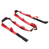 Stretch Strap Yoga Nylon Elastic Band Exercise Equipment for Home Workout Flexibility PilatesRed
