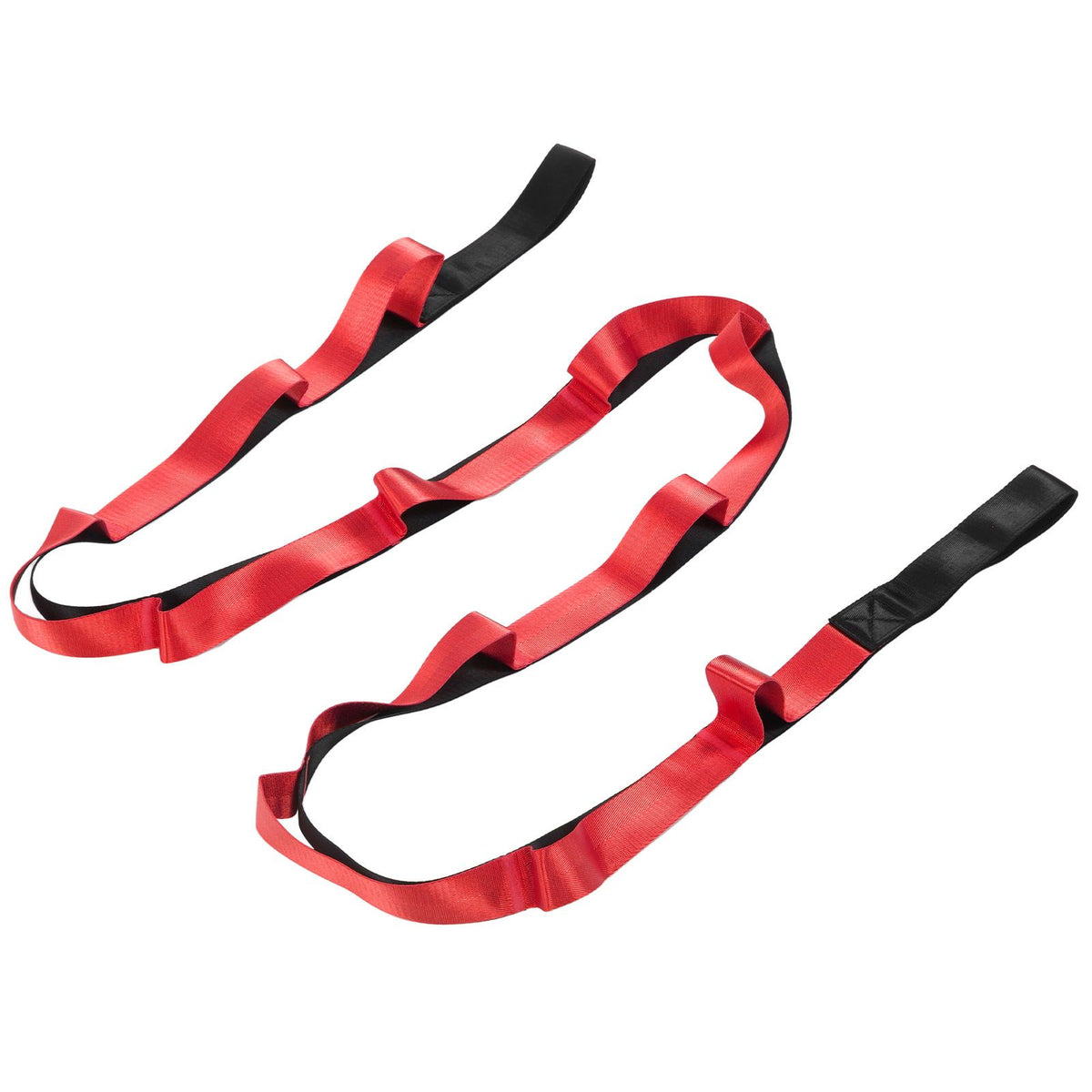 Stretch Strap Yoga Nylon Elastic Band Exercise Equipment for Home Workout Flexibility PilatesRed