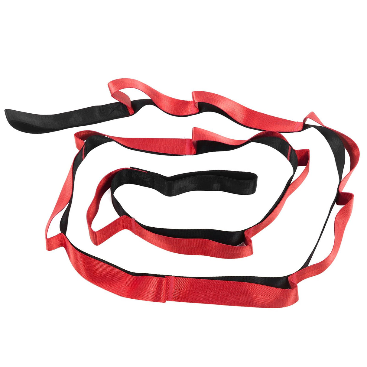 Stretch Strap Yoga Nylon Elastic Band Exercise Equipment for Home Workout Flexibility PilatesRed