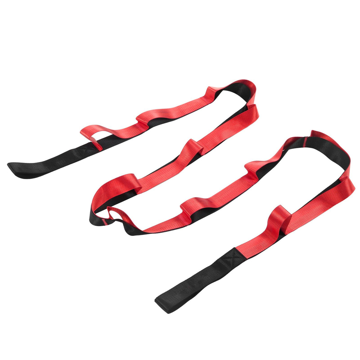 Stretch Strap Yoga Nylon Elastic Band Exercise Equipment for Home Workout Flexibility PilatesRed
