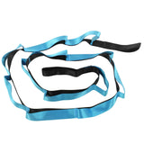 Stretch Strap Yoga Nylon Elastic Band Exercise Equipment for Home Workout Flexibility PilatesBlue - Front View