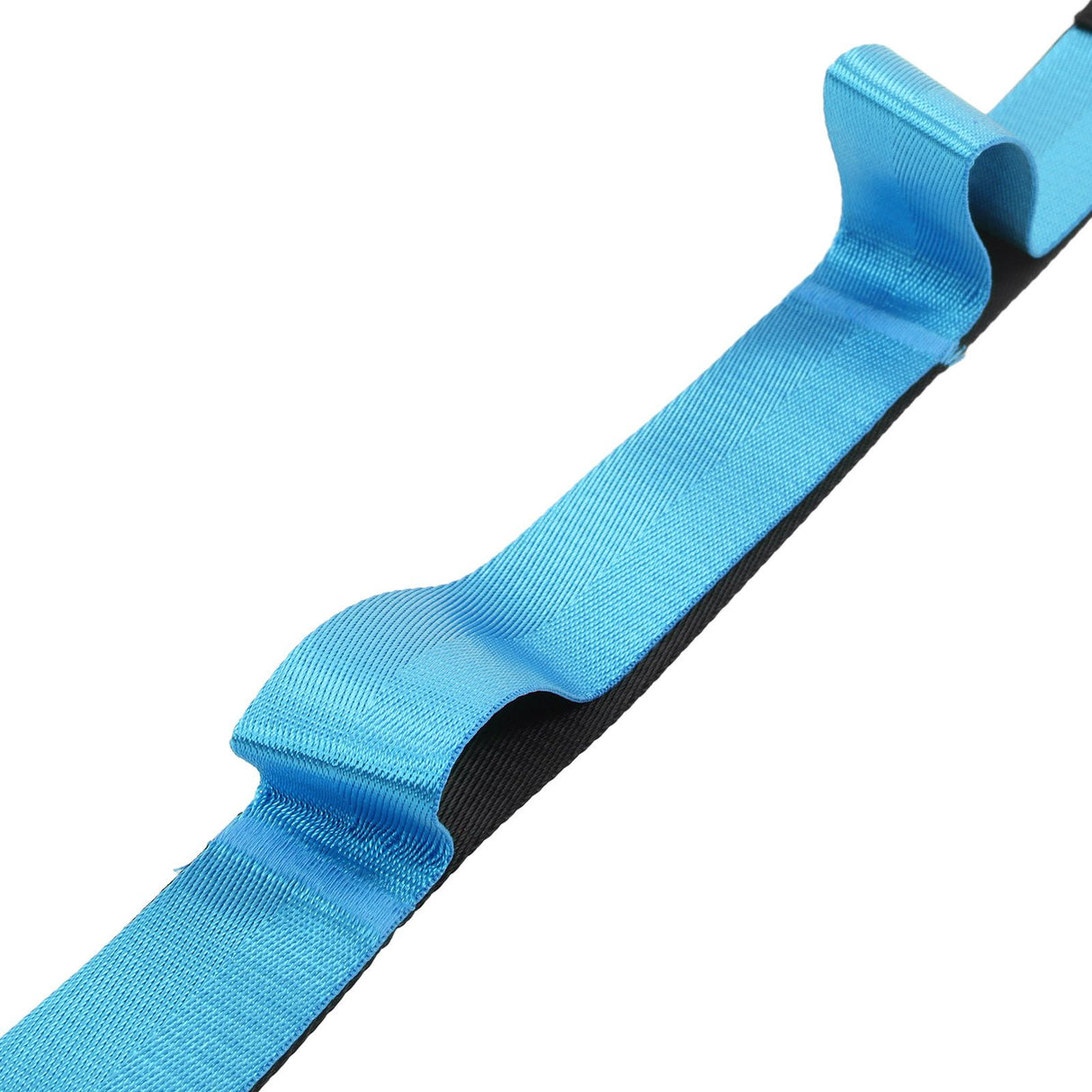 Stretch Strap Yoga Nylon Elastic Band Exercise Equipment for Home Workout Flexibility PilatesBlue