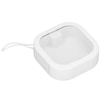 Clear Small Containers ABS TPE Transparent Drawer Organizers with Push Switch for BeadsWhite