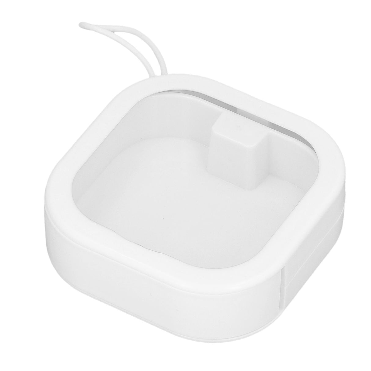 Clear Small Containers ABS TPE Transparent Drawer Organizers with Push Switch for BeadsWhite