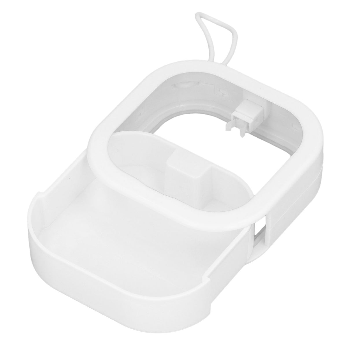 Clear Small Containers ABS TPE Transparent Drawer Organizers with Push Switch for BeadsWhite